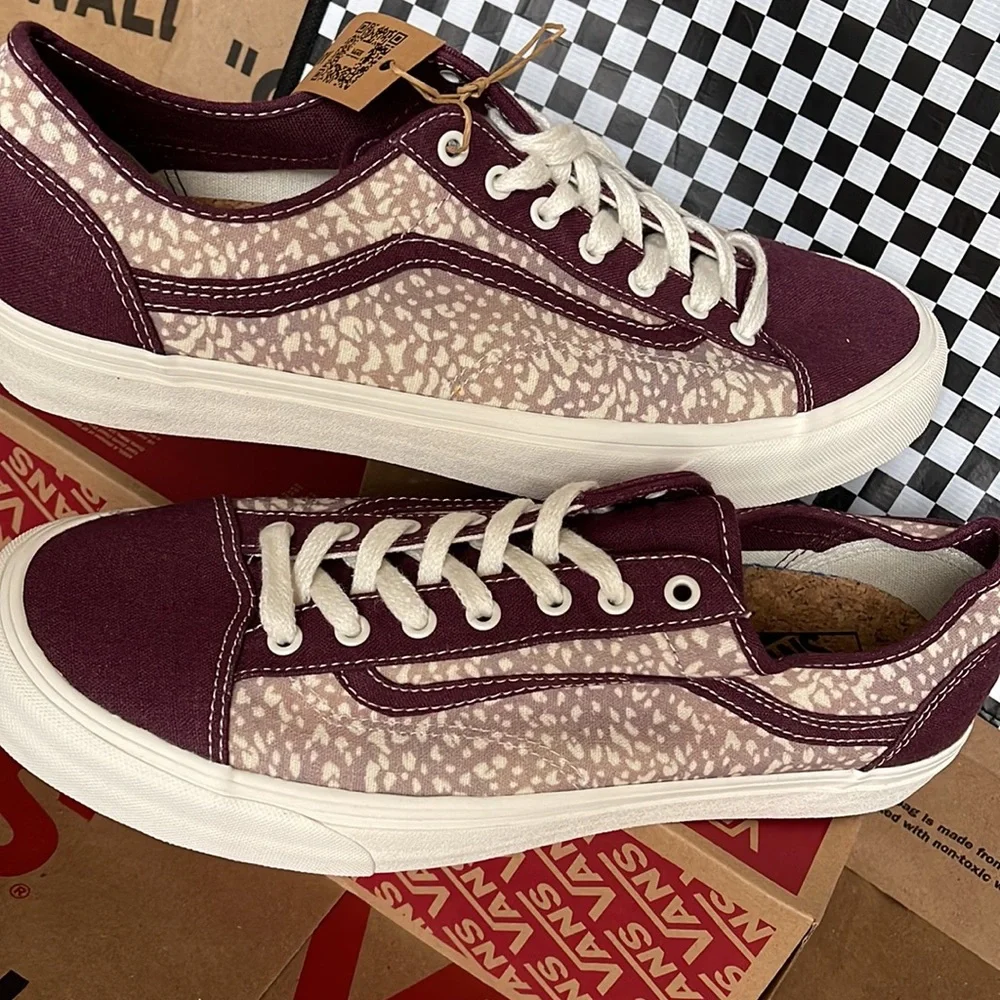 Vans Style 36 DECON Eco Theory Animal Mauve/wme Men’s sneakers - Picture 10 of 16